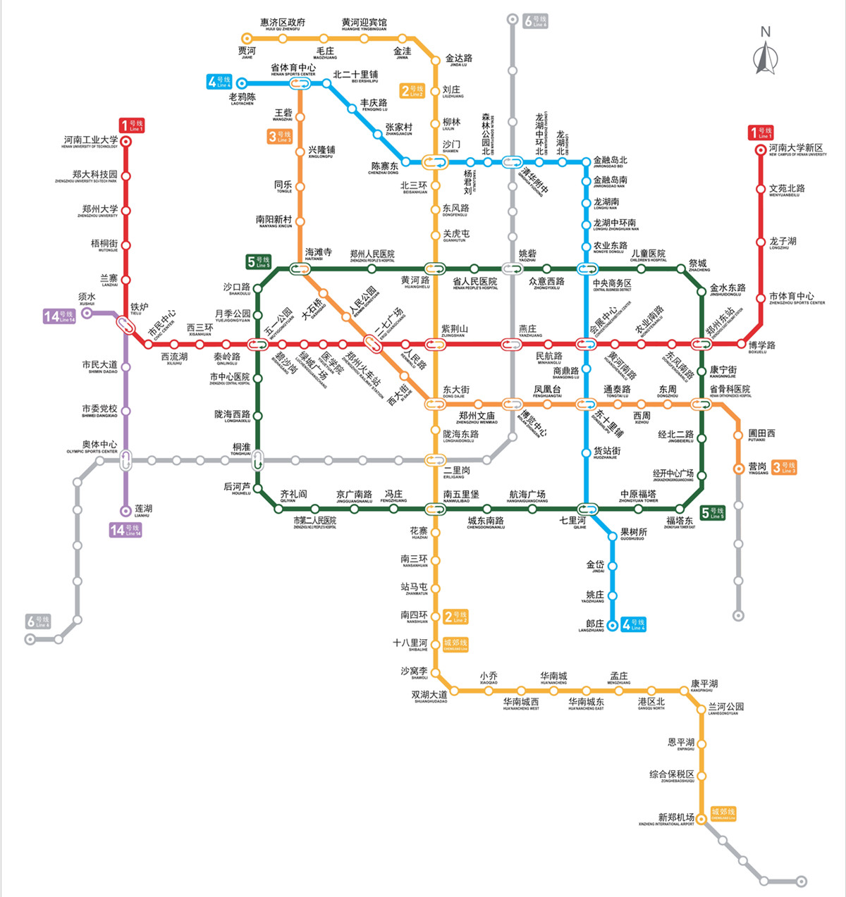 郑州地铁4号线线路图全新解析