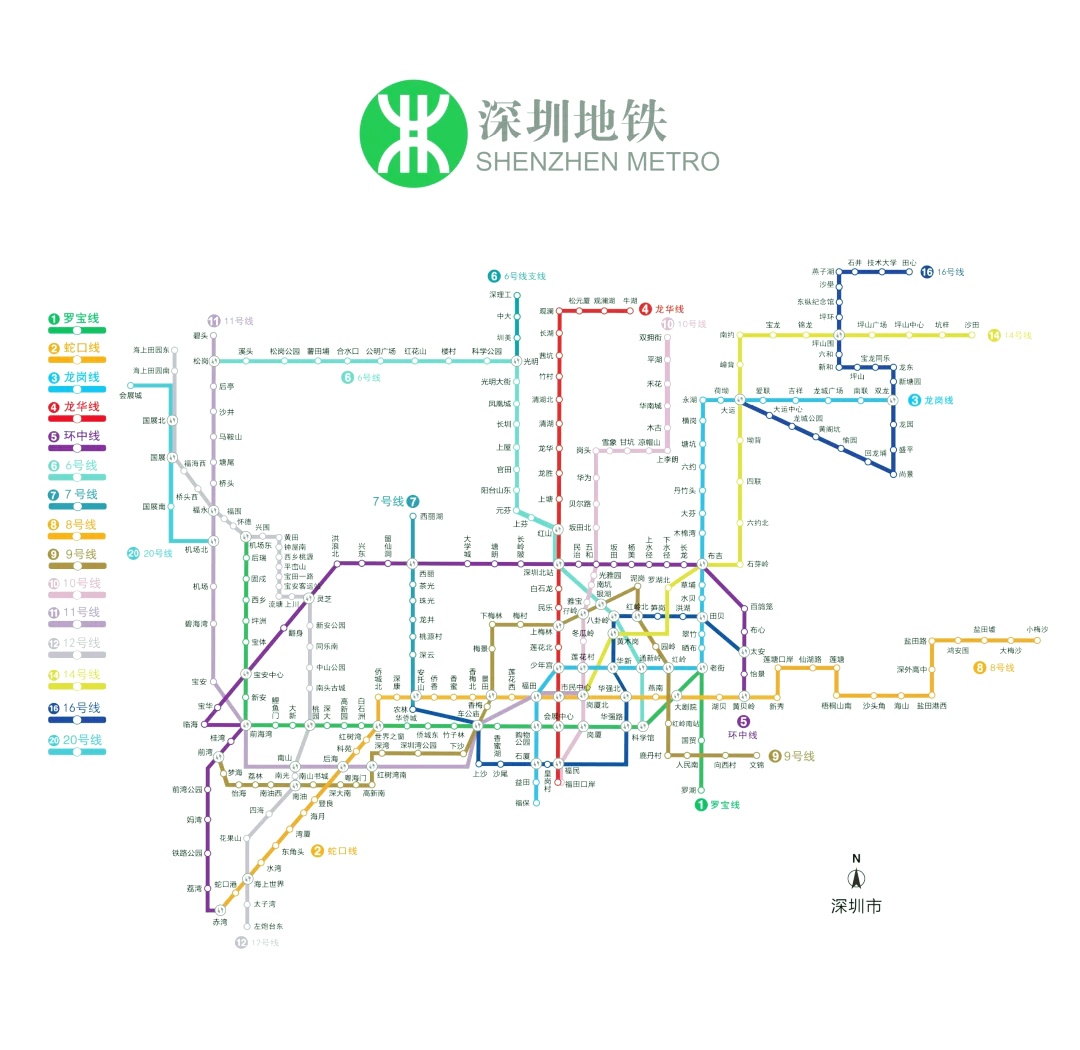 深圳地铁12号线最新线路图，揭示城市发展脉络与未来展望